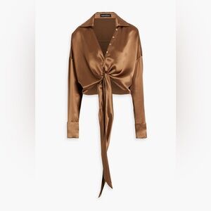 Retrofete Parker Short Cognac NWoT